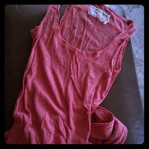 All Saints bright coral maxi dress, size 10